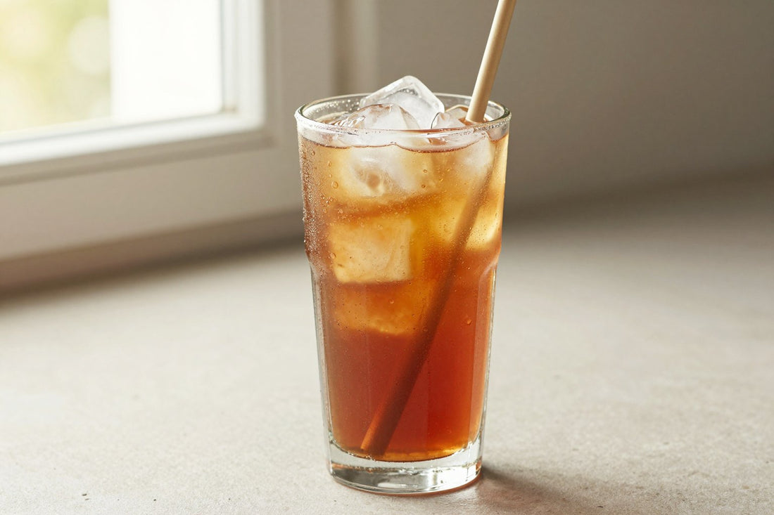 Brown Sugar Cream Soda in a glass