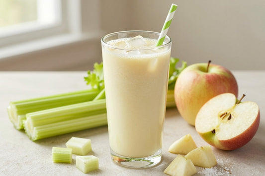 Celery Apple Smoothie in a glass