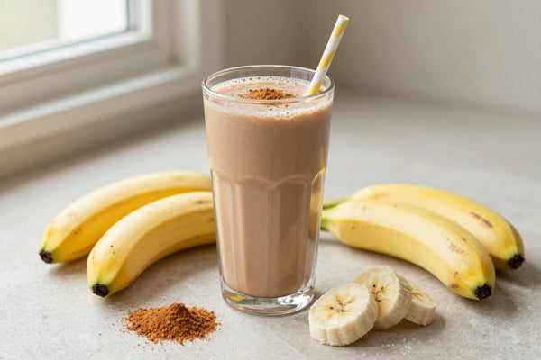 Chai Banana Smoothie in a glass