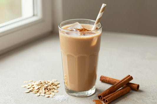 Chai Oat Smoothie in a glass