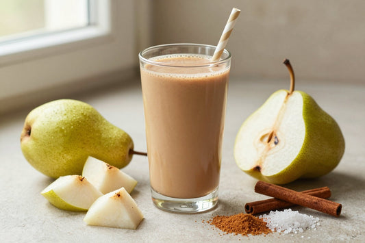 Chai Pear Smoothie in a glass