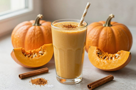 Chai Pumpkin Smoothie in a glass