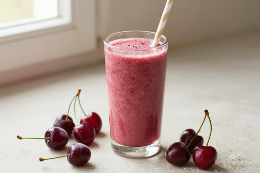 Cherry Berry Smoothie in a glass