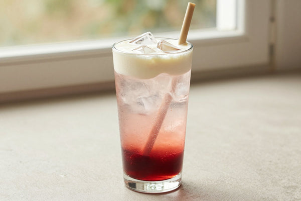 Cherry Cream Soda in a glass