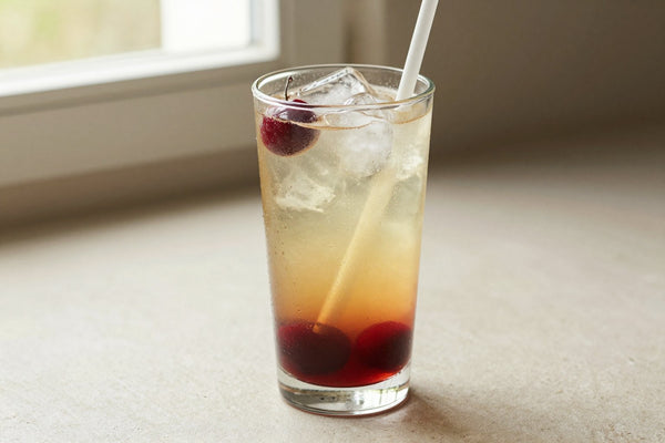 Cherry Refresher in a glass