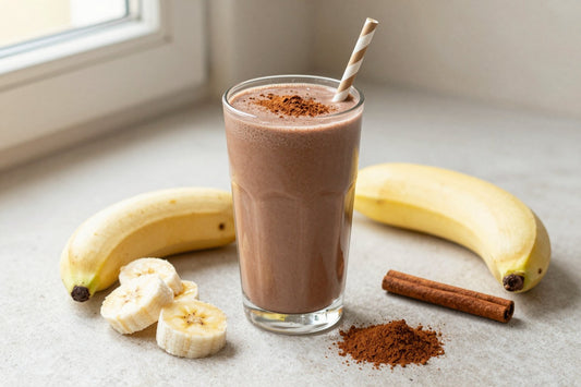 Chocolate Cinnamon Smoothie in a glass