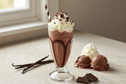 Chocolate Cream Milkshake in a glass