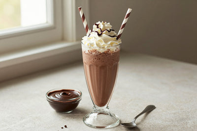 Chocolate Milkshake in a glass