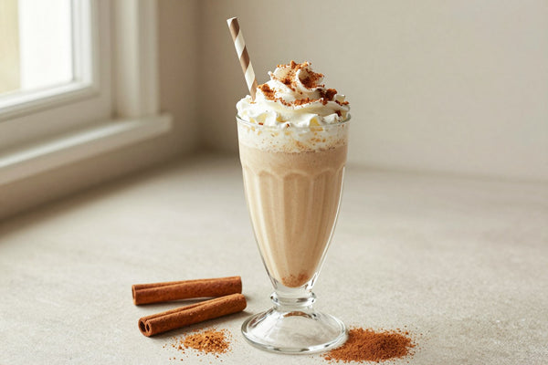 Cinnamon Cookie Milkshake in a glass