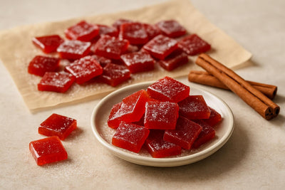 Homemade cinnamon hard candy