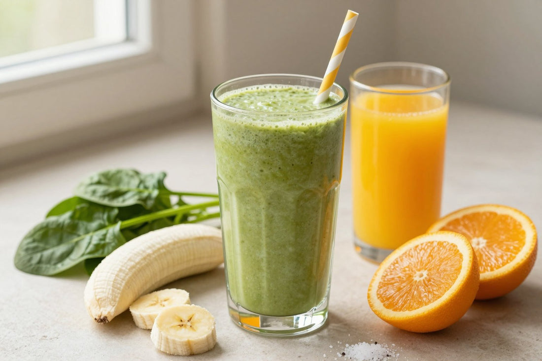 Citrus Green Smoothie in a glass