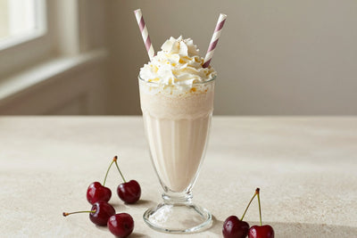 Classic Cherry Milkshake in a glass