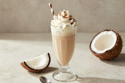 Coconut Chai Milkshake in a glass