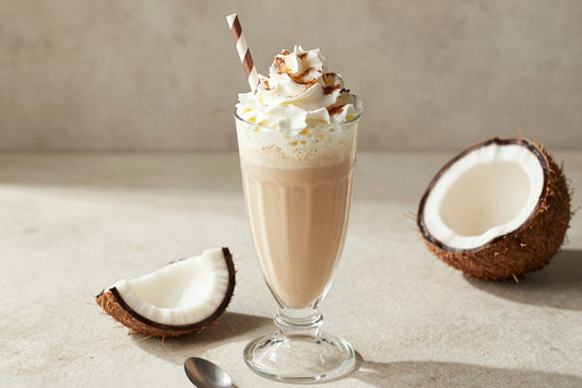 Coconut Chai Milkshake in a glass
