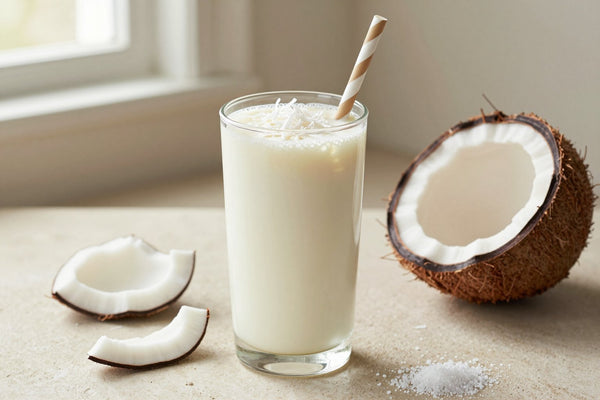 Coconut Kefir Smoothie in a glass