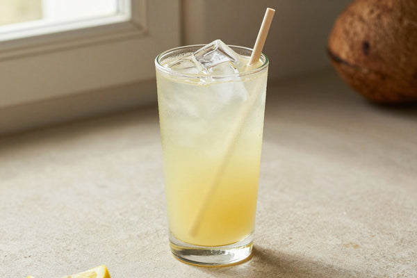 Coconut Lemonade in a glass