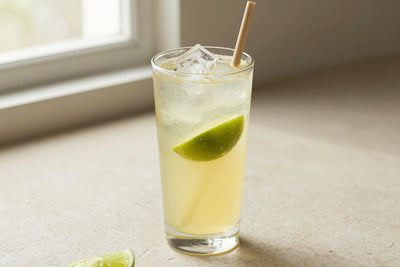 Coconut Lime Refresher in a glass