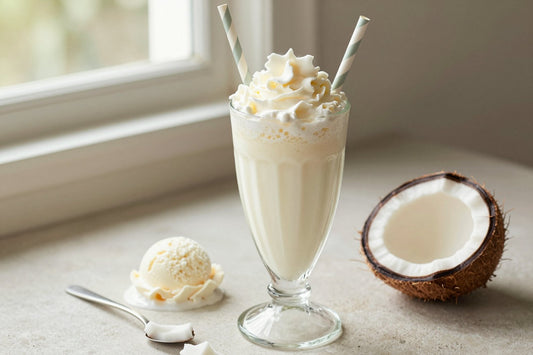 Coconut Milkshake in a glass