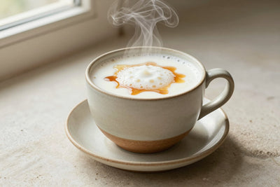 Coconut Steamer in a ceramic mug