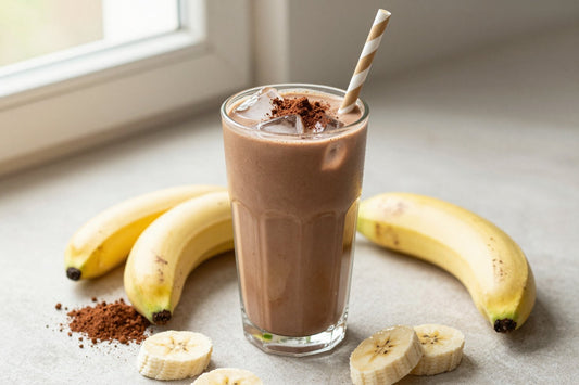 Coffee Chocolate Smoothie in a glass