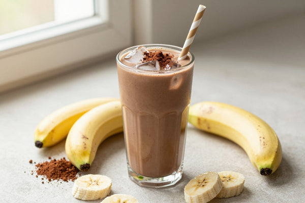 Coffee Chocolate Smoothie in a glass