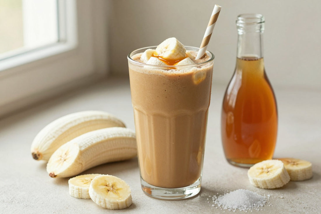 Coffee Maple Smoothie in a glass