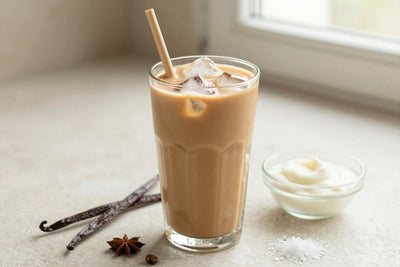Coffee Vanilla Smoothie in a glass
