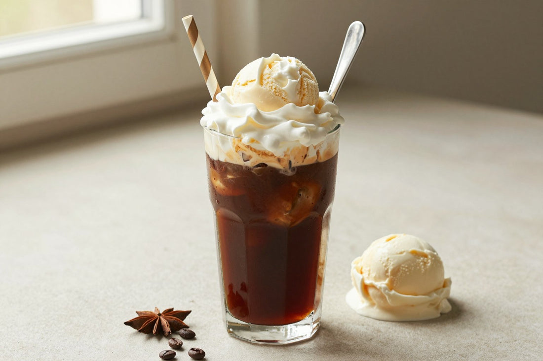 Cold Brew Float in a glass