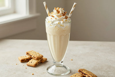 Cookie Bar Milkshake in a glass