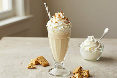 Cookie Dough Milkshake in a glass