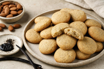 Dairy-free almond vanilla cookies