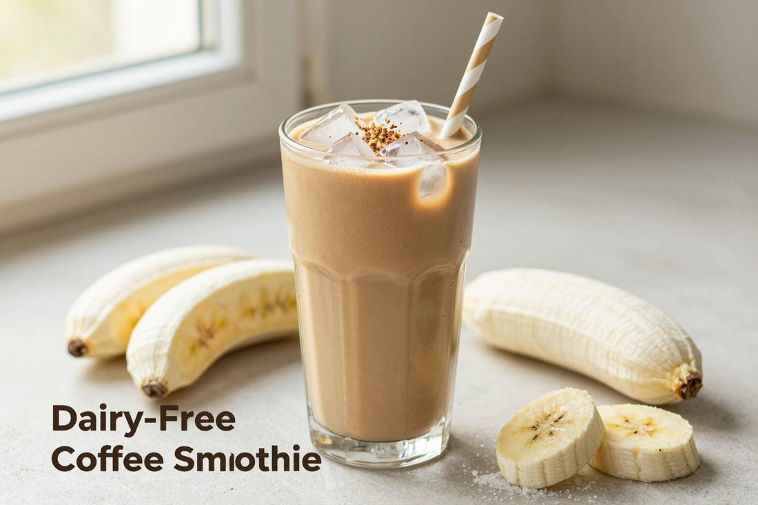 Dairy-Free Coffee Smoothie in a glass
