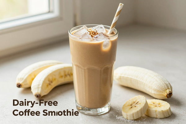 Dairy-Free Coffee Smoothie in a glass