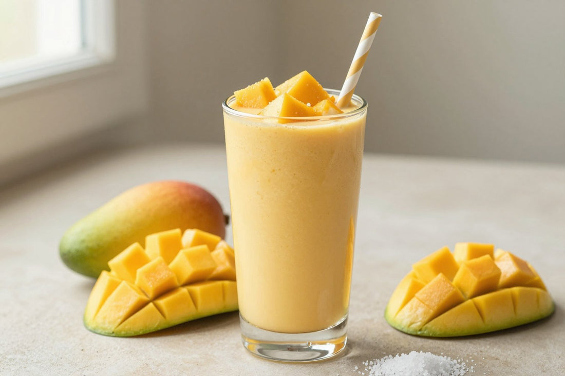 Dairy-Free Mango Smoothie in a glass