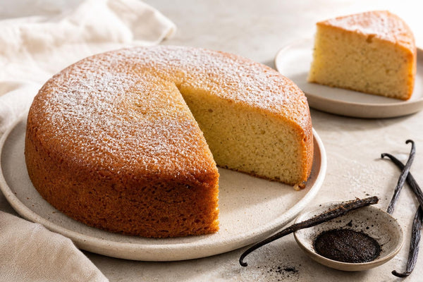 Dairy-free maple vanilla layer cake