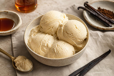 Dairy-free maple vanilla ice cream