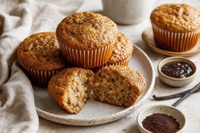 Dairy-free maple vanilla muffins