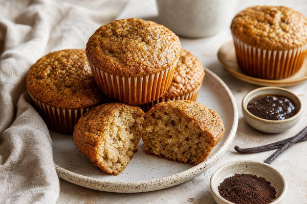 Dairy-free maple vanilla muffins