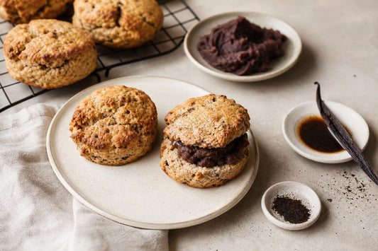 Dairy-free maple vanilla scones