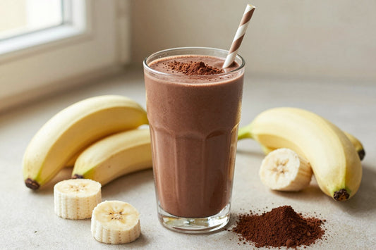 Dark Chocolate Smoothie in a glass