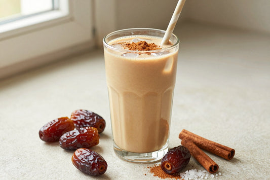 Date Cinnamon Smoothie in a glass