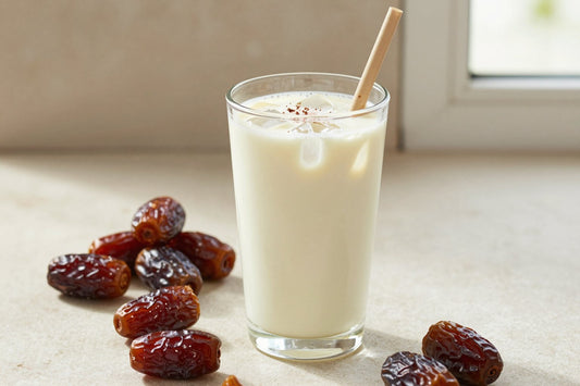 Date Kefir Smoothie in a glass