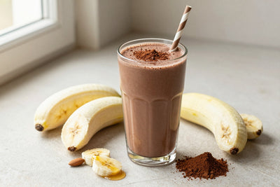 Double Chocolate Smoothie in a glass