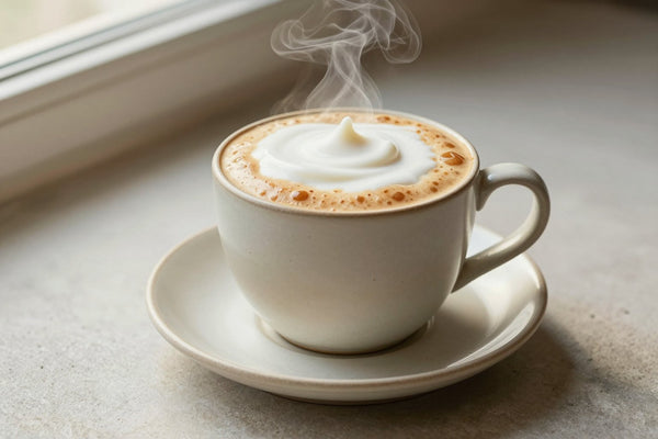 Eggnog Coffee in a ceramic mug