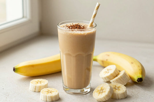 Espresso Banana Smoothie in a glass