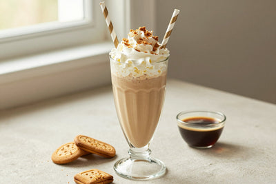 Espresso Cookie Milkshake in a glass