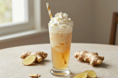 Ginger Beer Float in a glass