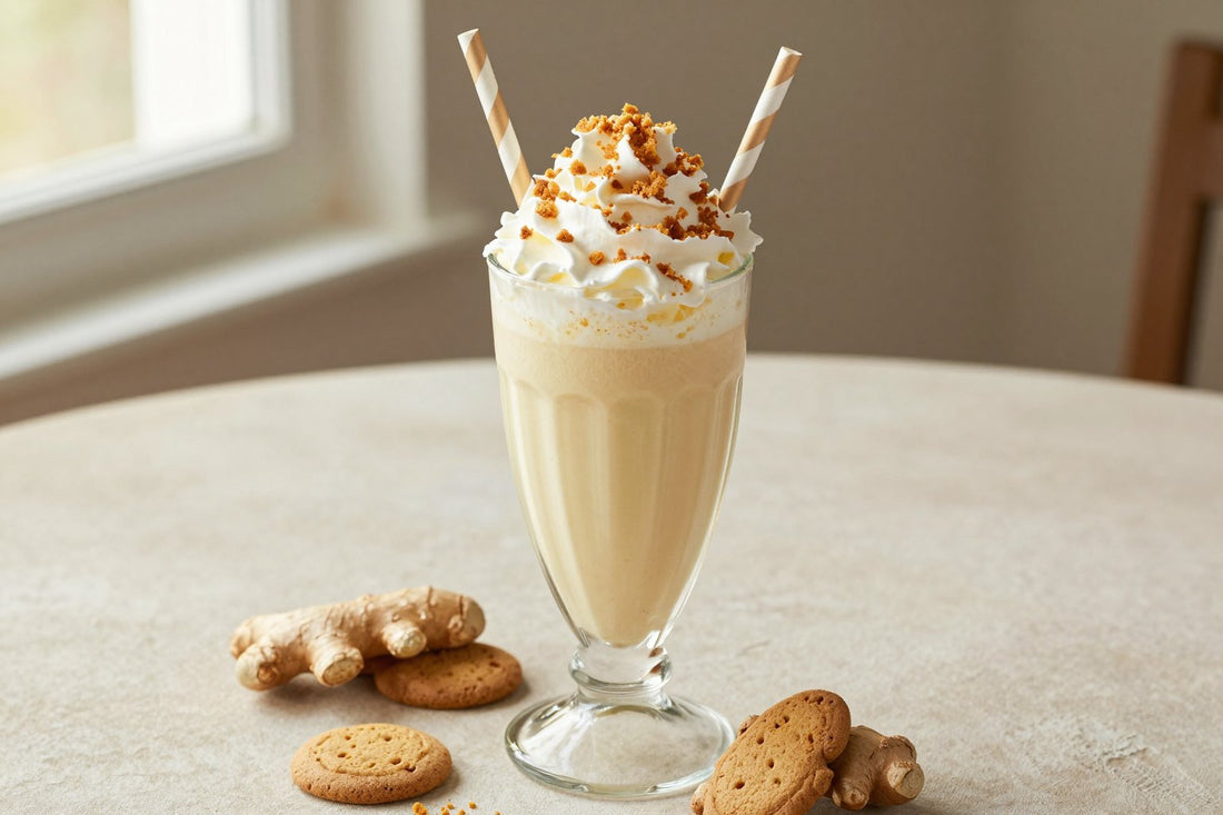 Ginger Cookie Milkshake in a glass