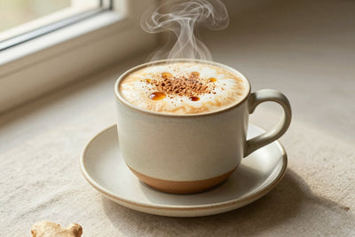 Gingerbread Steamer in a ceramic mug