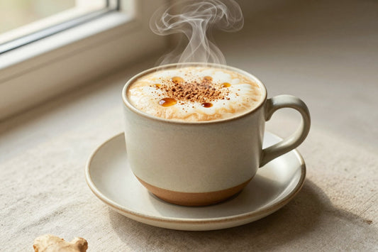 Gingerbread Steamer in a ceramic mug